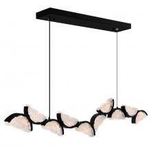  1715P70-10-101 - Moon Integrated LED Black Chandelier