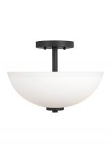  77160EN3-112 - Two Light Semi-Flush Convertible Pendant