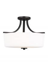  7728803EN3-112 - Three Light Semi-Flush Mount