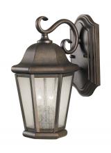  OL5901EN/CB - Martinsville traditional 2-light LED outdoor exterior medium wall lantern sconce in corinthian bronz