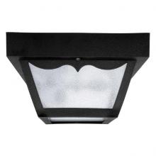  9237BK - 1 Light Outdoor Flush Mount