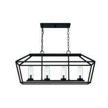  42740-018 - 4LT 34" Outdoor Rectangular Chandelier