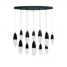  43861-024 - Ecrou 12 Light Chandelier in Black