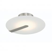  46843-029 - Nuvola 12.25" LED Flushmount in Nickel and White