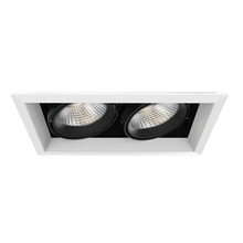  TE132LED-40-4-02 - MuLT, 26w, Trm, 2LT , 40k, Wht/blk