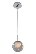  309510CH/CLEAR - Meteor 1 Light Mini Pendant