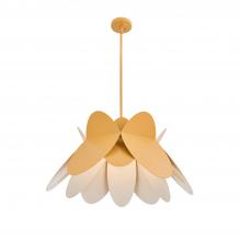  517056WY - Flor 26 In Harvest Yellow Pendant