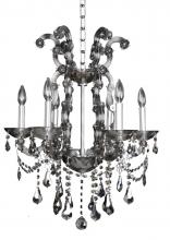  023455-010-FR001 - Brahms 6 Light Chandelier