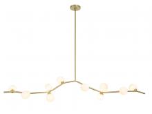  HF4810-WHT - Hampton Collection Ten Light Chandelier