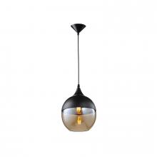  HF9111-BK/BZ - Robertson Blvd. 1 Light Black / Bronze Pendant