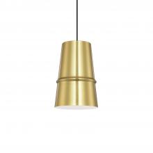  492208-GD - Castor 8-in Gold 1 Light Pendant