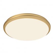  FM1515-BG-5CCT - Malta 15-in Brushed Gold LED Flush Mount