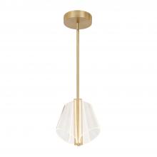  PD62511-BG/LG - Mulberry 11-in Brushed Gold/Light Guide LED Pendant