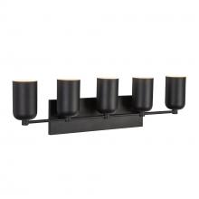  VL57732-BK - Nola 32-in Black 5 Lights Vanity