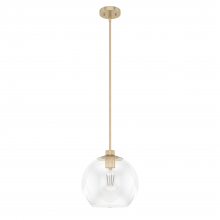 Hunter 19753 - Hunter Xidane Alturas Gold with Clear Glass 1 Light Pendant Ceiling Light Fixture