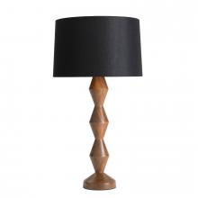  13-1678 - Regina Andrew Crew Walnut Buffet Lamp (Black Sha