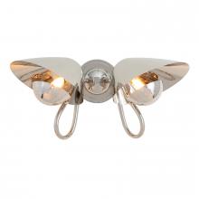  15-1231PN - Regina Andrew Keaton Sconce Double (Polished Nic