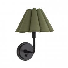  15-1241BB-GRN - Regina Andrew Polly Sconce Single (Blackened Bra