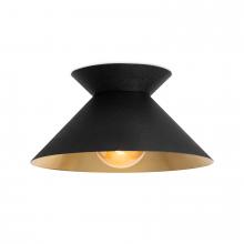  16-1466BLK - Regina Andrew Viggo Flush Mount (Black and Gold)