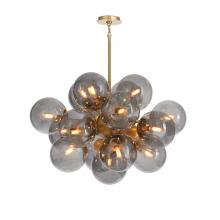  16-1474NB-SMK - Regina Andrew Shine Chandelier (Natural Brass wi