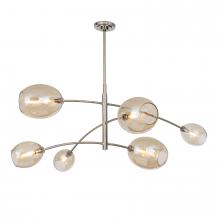  16-1512PN-CHAM - Regina Andrew Artemis Chandelier (Polished Nicke