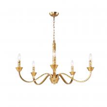  H20105M-5GD - Sabine Small Chandelier with gold Finish