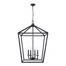  H21131-4BK - Antea Chandelier - Black