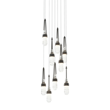  131100-SKT-LONG-10-YJ0434 - Link 9-Light Blown Glass Pendant