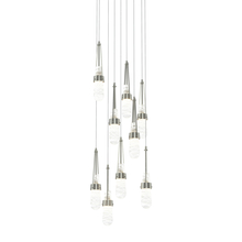  131100-SKT-LONG-85-YJ0434 - Link 9-Light Blown Glass Pendant