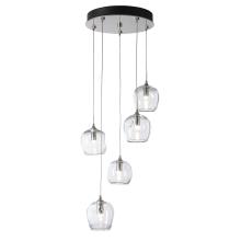  131123-SKT-LONG-85-ZM0709 - Ume 5-Light Pendant