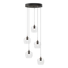  131123-SKT-STND-05-ZM0709 - Ume 5-Light Pendant