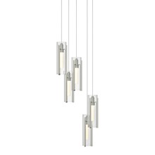  131124-SKT-LONG-85-ZM0065 - Exos Glass 5-Light Pendant