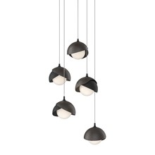  131125-SKT-LONG-10-14-GG0711 - Brooklyn 5-Light Double Shade Pendant