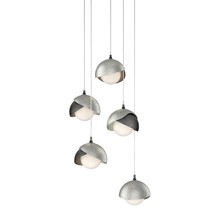  131125-SKT-LONG-89-85-GG0711 - Brooklyn 5-Light Double Shade Pendant