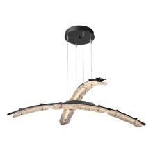  137587-LED-STND-89-ZM0749 - Glissade Double Large LED Pendant