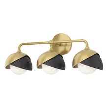  201375-SKT-86-10-GG0711 - Brooklyn 3-Light Double Shade Bath Sconce