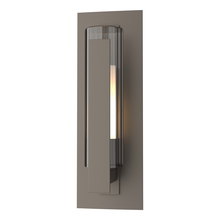  307281-SKT-77-ZU0660 - Vertical Bar Fluted Glass Small Outdoor Sconce