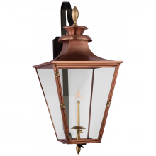  CHO 2436SC-CG - Albermarle Medium Bracketed Gas Wall Lantern