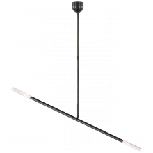  KW 5597BZ-SG - Rousseau Large Articulating Linear Chandelier