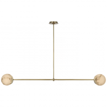  KW 5604AB-ALB - Melange 63" Linear Pendant