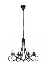  1452D28DB - Lyndon 8 Light Dark Bronze Pendant