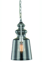  7872D8SS - Champlain 1 Light Siver Shade Pendant