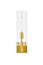  LD2362BR - Savant 1 Light Brass Wall Sconce