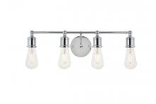  LD4028W22C - Serif 4 Light Chrome Wall Sconce