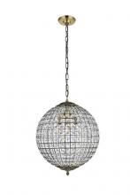  LD5026 - Earlene 3 Light 16 Inch Antique Bronze Pendant