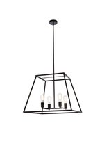  LD720D24BK - Declan 24 Inch Pendant in Black