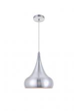  LDPD2047BN - Circa 1 Light Burnished Nickel Pendant