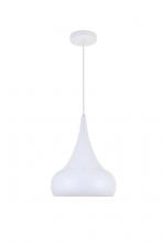  LDPD2047WH - Circa 1 Light White Pendant