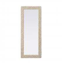  MR4A2460LN - Rectangle Cornhusk Mirror 24x60 in Linen White