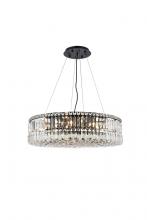  V2030D28BK/RC - MaxIme 28 Inch Black Chandelier